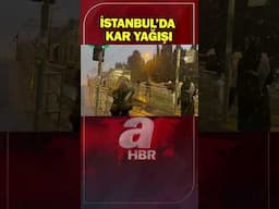 İstanbul'a lapa lapa kar yağdı! | A Haber