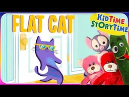 Flat Cat 😺 Cat book read aloud for kids