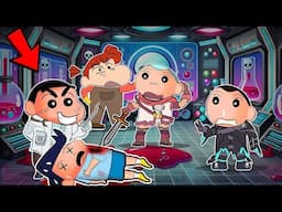 Shinchan Became Doctor To Save His Friends In Super Sus 😱 | Shinchan Among Us 3D | Funny Game 😂