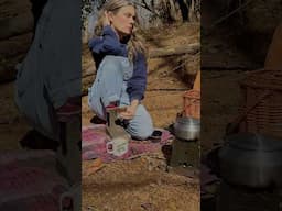 Coffee by the creek with my crow friends nearby before the winter storm comes.