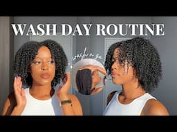 NATURAL HAIRCARE ROUTINE FOR WASH DAY | Curly Type 4 Hair💦💫