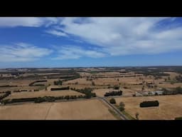 Dji Neo Felix Flying Over Water, Sheep & Farm Paddocks