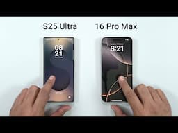 Samsung S25 Ultra vs iPhone 16 Pro Max - SPEEDTEST