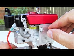 ( MINI SANDERS ) WITH GASOLINE ENGIN, 4 stroke and world's simplest heat engine!