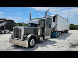 Father and son convoying to Texas/Nice custom Kenworth w900