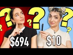 Kim Kardashians Makeup Artist Guesses Cheap Vs. Expensive Makeup!