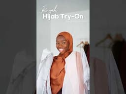 Riyah Hijab Try-On Haul 😍 | Chic Printed Hijabs ✨ #hijabstyle #hijabi #hijabtutorial