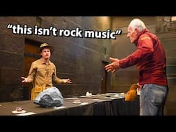 Having a "Rock Show" but it's literally just rocks...