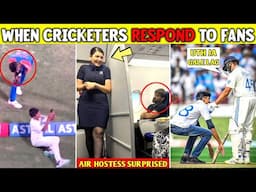 When Indian Cricketers Respond To Fans | *Fans Crazy Reactions* | Virat, Rohit, Hardik & Dhoni