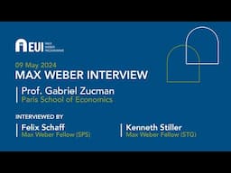 MWP Interview with Professor Gabriel Zucman, May 2024