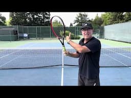 Quick Tip: Extending the arm on a tennis forehand when it seems difficult to develop.