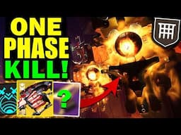 How to ONE PHASE KILL Zoetic Lockset (Sundered Doctrine Boss Farm!) | Destiny 2