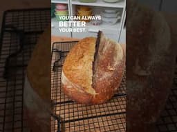 Always something new to learn and improve with bread baking! #baking #bread #sourdough