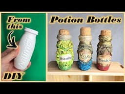 DIY Mana health stamina potion magical bottles prop | Halloween crafts | Gaming cosplay