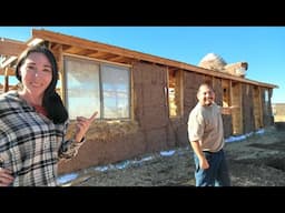 We Install Windows On Our Straw Bale Home