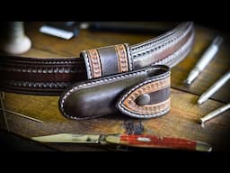 Making A Wet Molded Pocketknife Sheath - Leather Craft