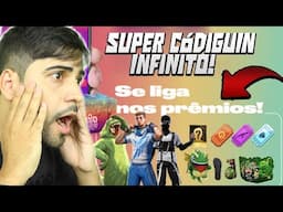 CORRE! SUPER CÓDIGUIN INFINITO LIBERADO PELA GARENA! O JOGO VIROU DROPZIN FREE FIRE