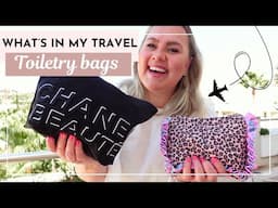 WHAT'S IN MY TRAVEL TOILETRY BAG * My holiday essentials, skincare, beauty products * Travel sizes