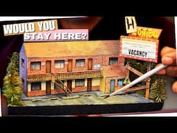 I BUILT A MINI MOTEL | DIY N-GAUGE DIORAMA