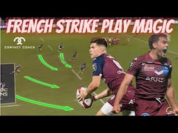 Jalibert's Magic Pass Sets Up Penaud's Stunning Try | Bordeaux Rugby Scrum Strike!