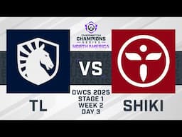 Team Liquid vs Shikigami | OWCS 2025 NA | Stage 1 Week 2 Day 3