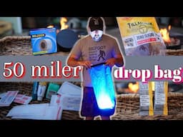 What I have in my 50 mile drop bag| Avalon Benefit 50 miler| 5 days out