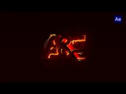 Glossy Fire Logo Reveal Animation After Effects | After Effects Tutorial Free Plugin | S10E05