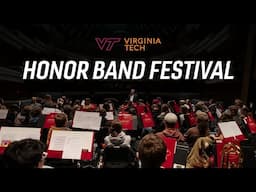 Hitting the high notes in Virginia Tech's annual Honor Band Festival