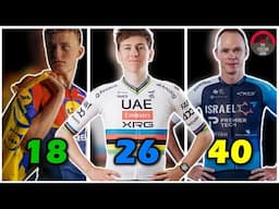 The Best WorldTour Riders at EVERY Age (18-40) | Tadej Pogacar, Albert Philipesn and Chris Froome?