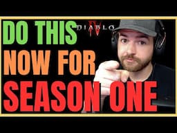 Diablo 4 - How To Prepare For Season One