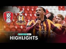 MATCH HIGHLIGHTS: Rotherham United v Bradford City