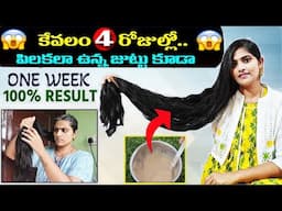 ఎంత ఫాస్ట్ గా Hair Fall అవుతుందో అంతే స్పీడ్ గా Hair Re - Growth అవుతుంది👌 Hair Fall ఆగుతుంది✋