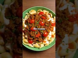 Turkish Pasta made with PLANTS