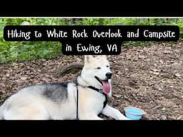 Solo Day Hike to White Rock Backcountry Campsite in Ewing, Virginia