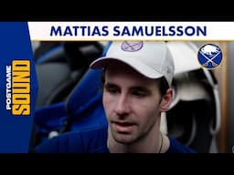 "We Should've Done Something" | Mattias Samuelsson On Tage Thompson Hit | Buffalo Sabres