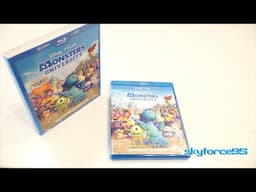 Monsters University Bluray DVD Disney Movie Insiders Unboxing