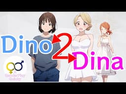 Dino 2 Dina | A Gender Transformation Comic Dub | M2F