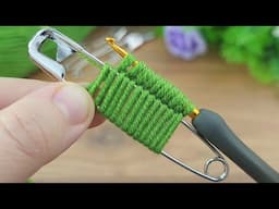 Very nice idea !! make MONEY with this SUPER EASY crochet mini keychain!! sell and gift #crochet