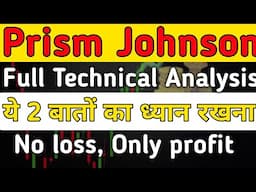 prism johnson share latest news | Why Falling | Full Technical Analysis | Next Target 2025