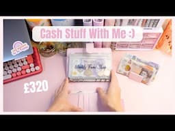 Cash Stuffing £320 | Low Income BiWeekly Budget | BudgetWithDee