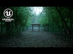 UE5 Realistic Japan Bamboo Forest Path