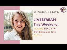 THIS WEEKEND Live Stream! Wing it with me!