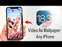 How to Set VIDEO as Live Wallpaper on any iPhone (iOS 18.3)