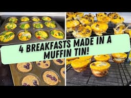 4 FREEZER BREAKFASTS YOU CAN MAKE IN A MUFFIN TIN!