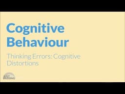 CBT What Are Cognitive Distortions?