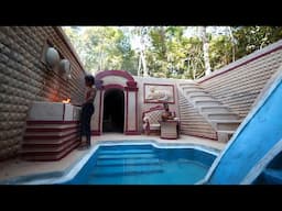 Incredible Underground House Construction with Luxury King Room and Pool