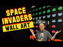 Space Invaders Wall Art with The 8-Bit Guy