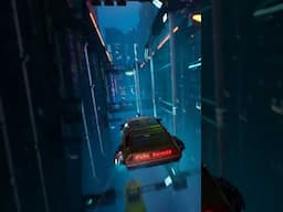 Punk Runner - Cyberpunk Flying Car Racing Inspired by NFS Underground 2! #gaming #indiegame