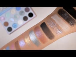 ColourPop Frosty the Snowman Palette Swatches Application