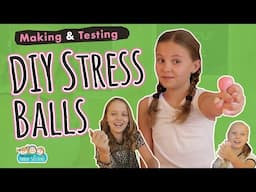 Testing DIY Stress Balls with Cloud Slime, Play-Dough, Kinetic Sand & Floam